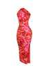 Bloomline One Shoulder Ruched Dress